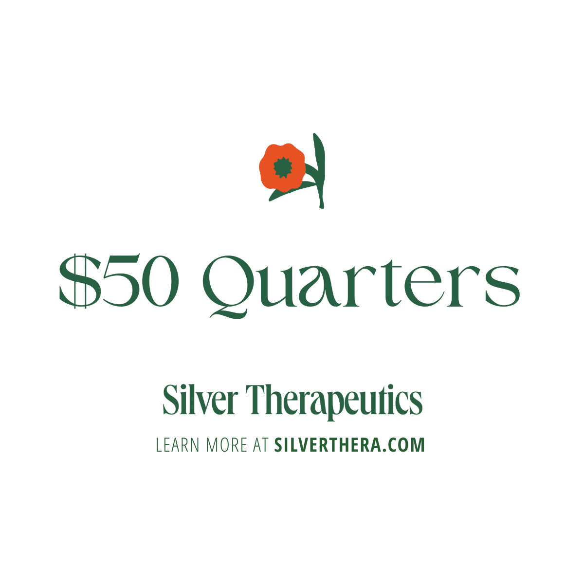 $50 Quarters for sale at Silver Therapeutics