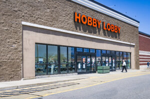 Front Windows of Hobby Lobby