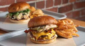 Burger at Untruck'd Street Food Kitchen