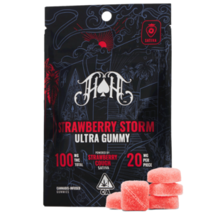 Strawberry Storm “Ultra” Gummies by Heavy Hitters