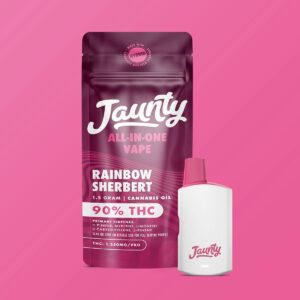 Jaunty AIO Palm Rainbow Sherbet vape