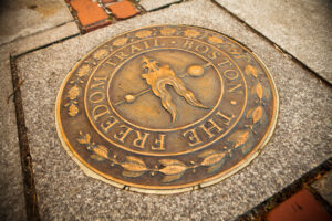 "Historical symbol throughout the streets of Boston, Massachusetts"